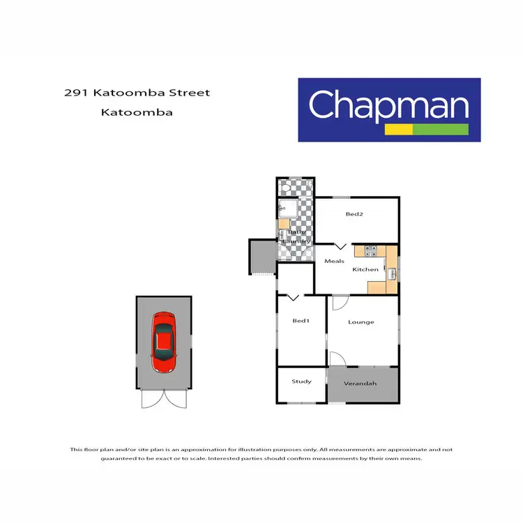 Floorplan of Homely house listing, 291 Katoomba Street, Katoomba NSW 2780