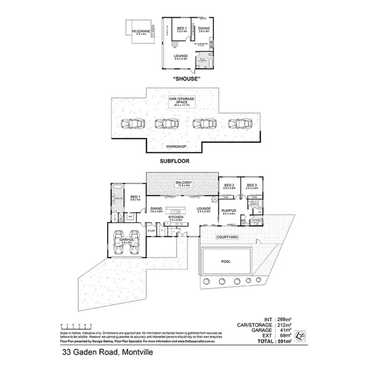 Floorplan of Homely house listing, 33 Gaden Road, Montville QLD 4560