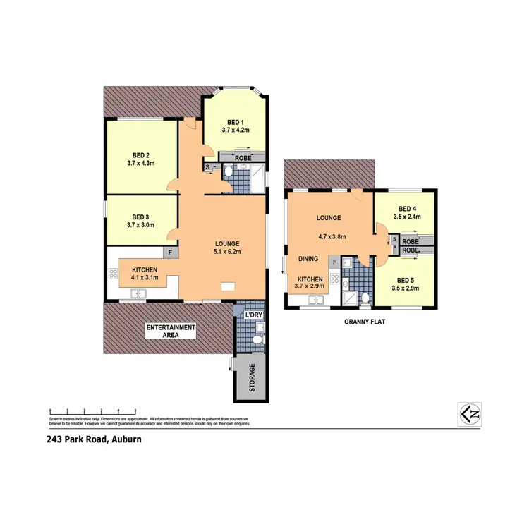Floorplan of Homely house listing, 243 Park Road, Auburn NSW 2144