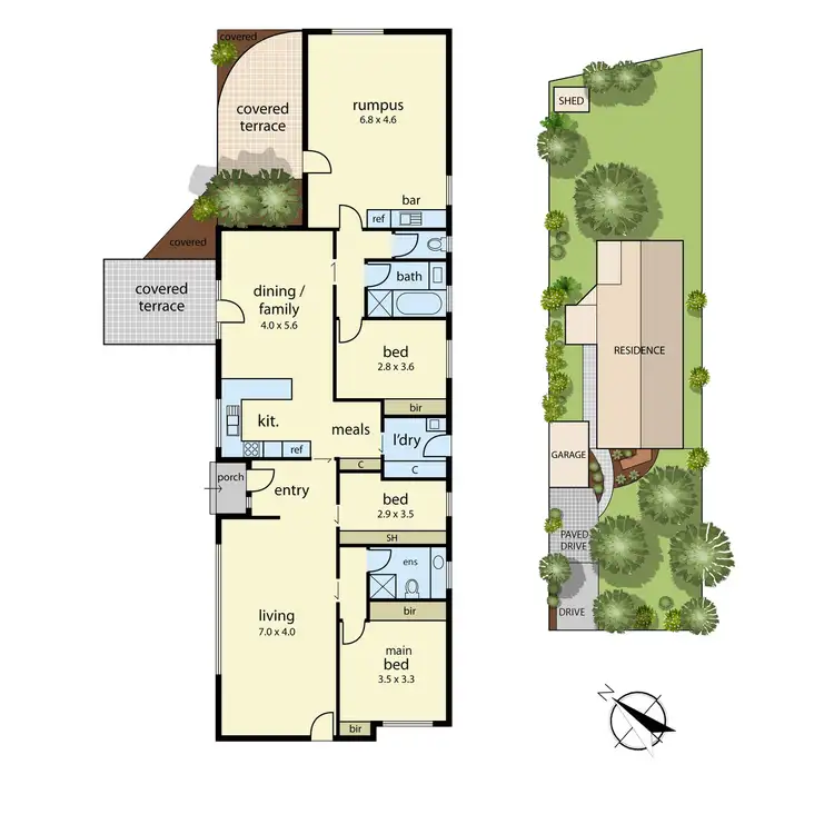 Floorplan of Homely house listing, 21 Helena Street, Mount Martha VIC 3934