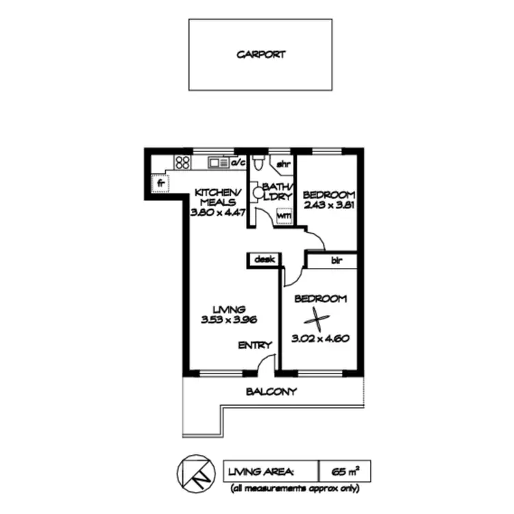 Floorplan of Homely unit listing, 7/240 Payneham Road, Payneham SA 5070
