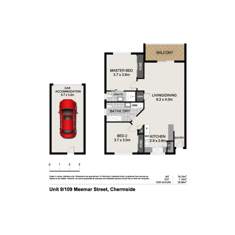 Floorplan of Homely apartment listing, 9/109-115 Meemar Street, Chermside QLD 4032