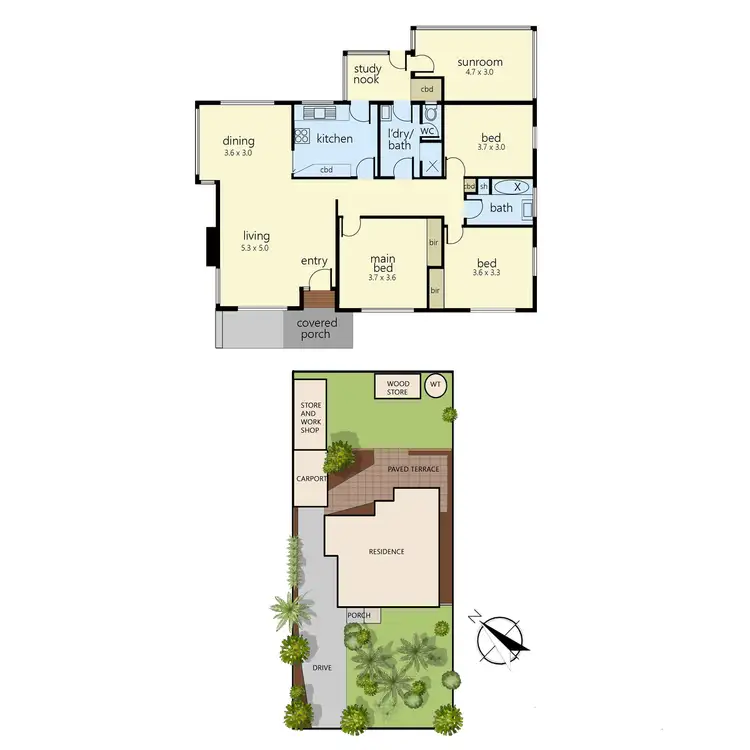 Floorplan of Homely house listing, 9 Parer Street, Mount Martha VIC 3934