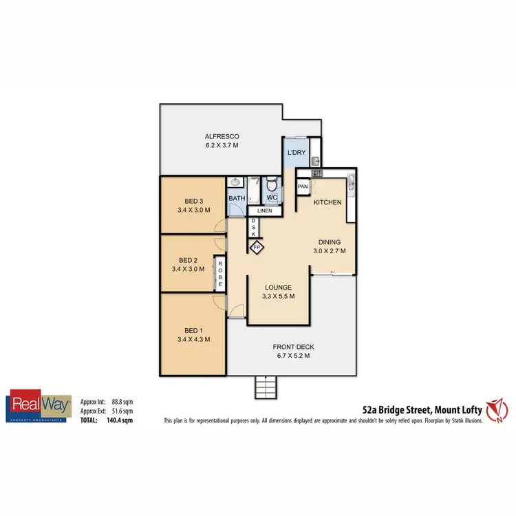 Floorplan of Homely house listing, 52A Bridge Street, East Toowoomba QLD 4350
