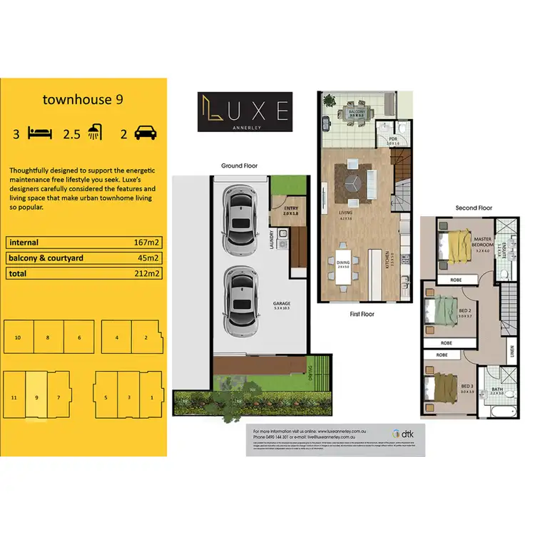 Floorplan of Homely townhouse listing, 9/47 Horatio Street, Annerley QLD 4103