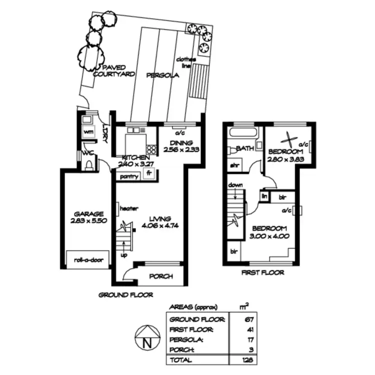Floorplan of Homely unit listing, 4/24 Homer Road, Clarence Park SA 5034