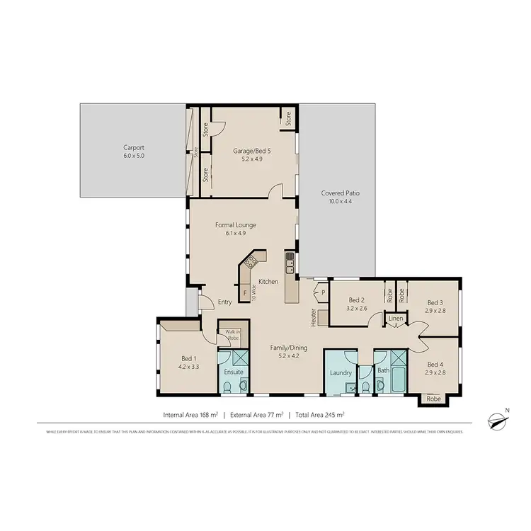 Floorplan of Homely house listing, 48 Gordonia Drive, Regents Park QLD 4118