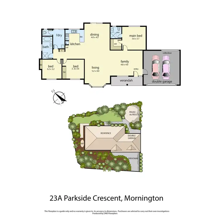 Floorplan of Homely house listing, 23A Parkside Crescent, Mornington VIC 3931