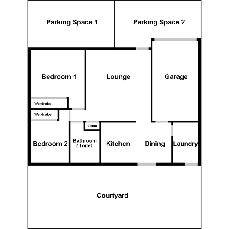 Floorplan of Homely unit listing, 7/702 Kingston Road, Loganlea QLD 4131