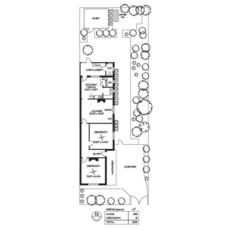 Floorplan of Homely house listing, 12 Torrens Street, Torrensville SA 5031