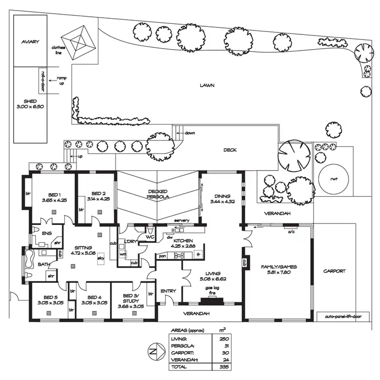 Floorplan of Homely house listing, 3 Kalyra Road, Belair SA 5052