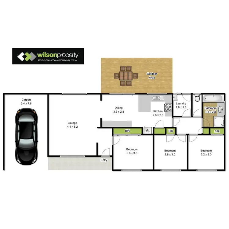 Floorplan of Homely house listing, 9 Inverness Way, Traralgon VIC 3844