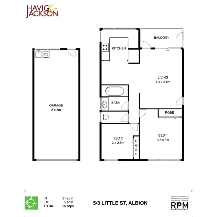 Floorplan of Homely unit listing, 5/3 Little Street, Albion QLD 4010