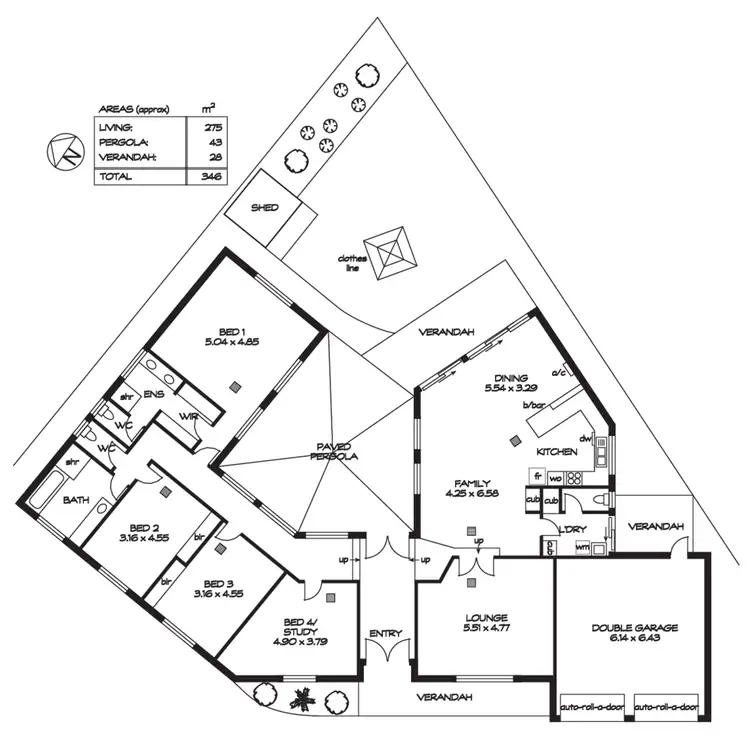 Floorplan of Homely house listing, 5 Nathaniel Drive, Athelstone SA 5076