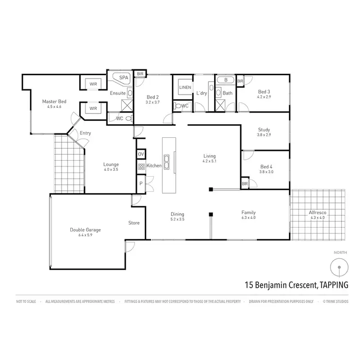 Floorplan of Homely house listing, 15 Benjamin Crescent, Tapping WA 6065