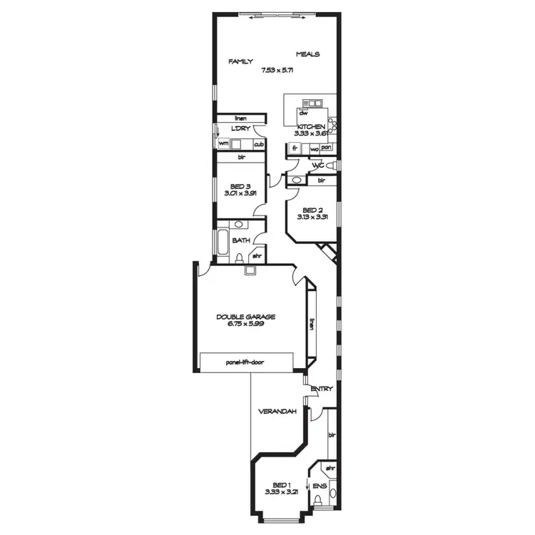 Floorplan of Homely house listing, 64A Craig Street, Richmond SA 5033