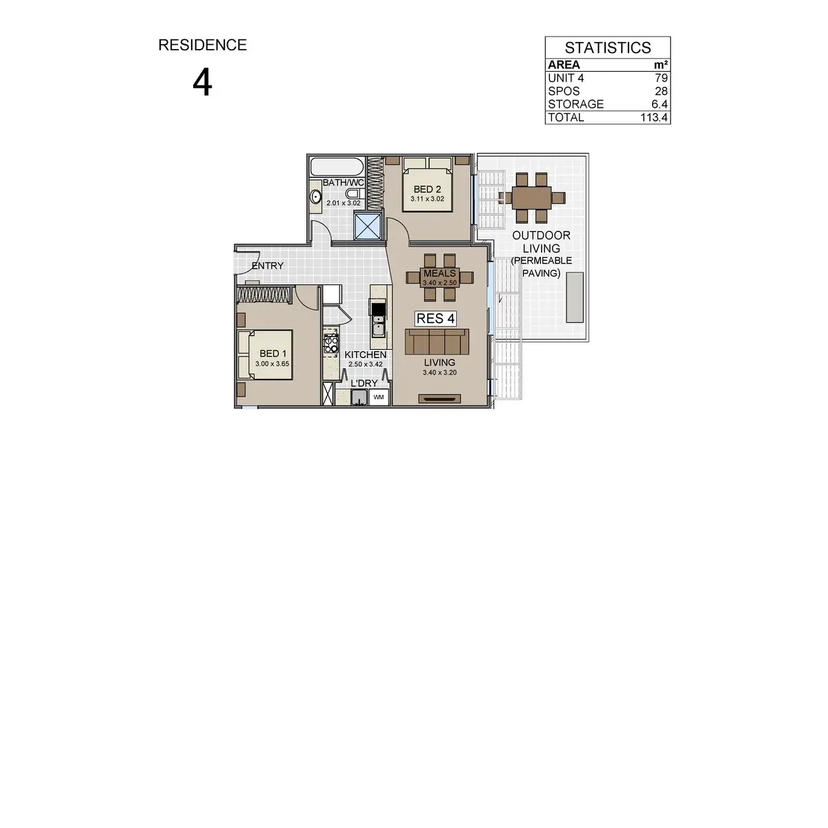 Floorplan of Homely apartment listing, Address available on request
