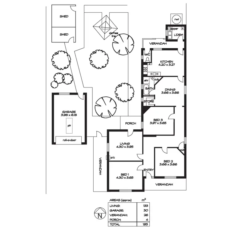 Floorplan of Homely house listing, 64 Darebin Street, Mile End SA 5031