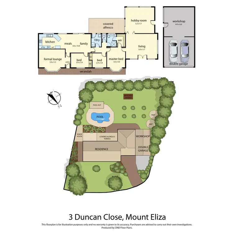 Floorplan of Homely house listing, 3 Duncan Close, Mount Eliza VIC 3930