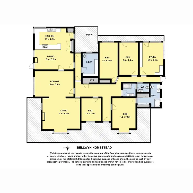 Floorplan of Homely rural property listing, 214 Coleraine-Balmoral Road, Coleraine VIC 3315