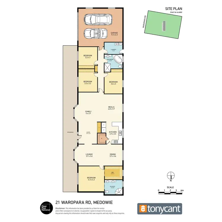 Floorplan of Homely house listing, 21 Waropara Road, Medowie NSW 2318