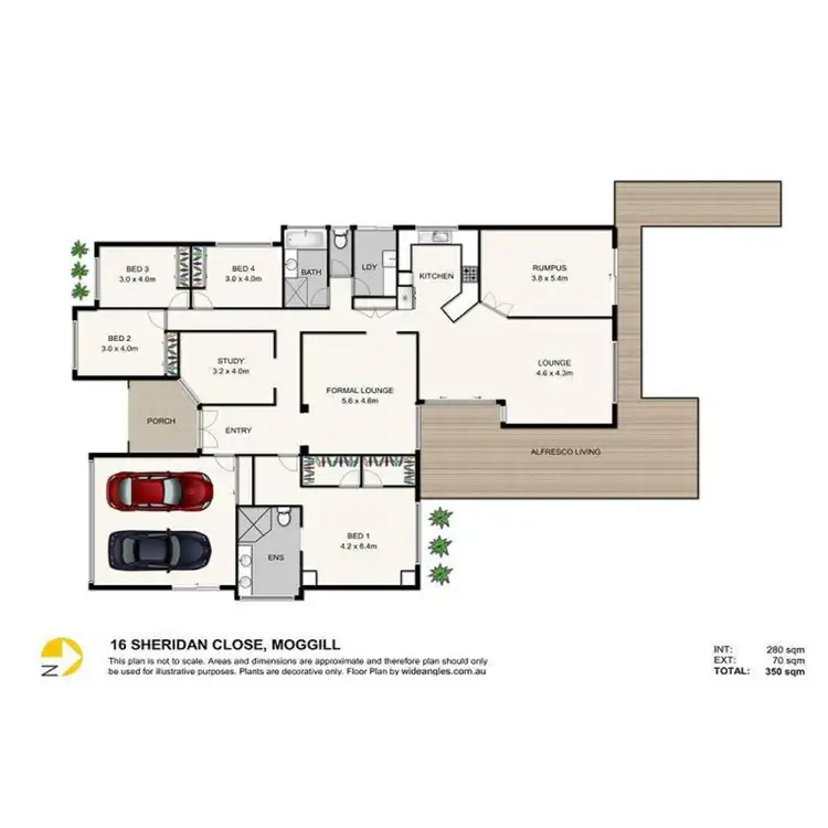 Floorplan of Homely house listing, 16 Sheridan Close, Moggill QLD 4070