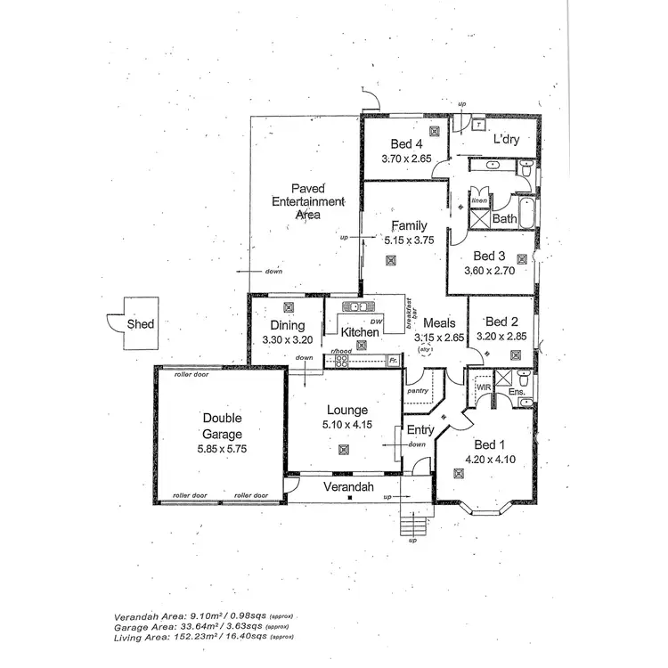 Floorplan of Homely house listing, 6 Vista Court, Gumeracha SA 5233