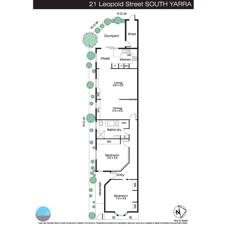 Floorplan of Homely house listing, 21 Leopold Street, South Yarra VIC 3141