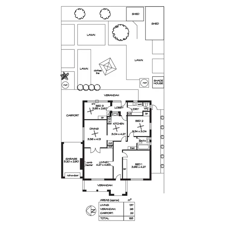 Floorplan of Homely house listing, 41 Koolunda Avenue, Woodville South SA 5011
