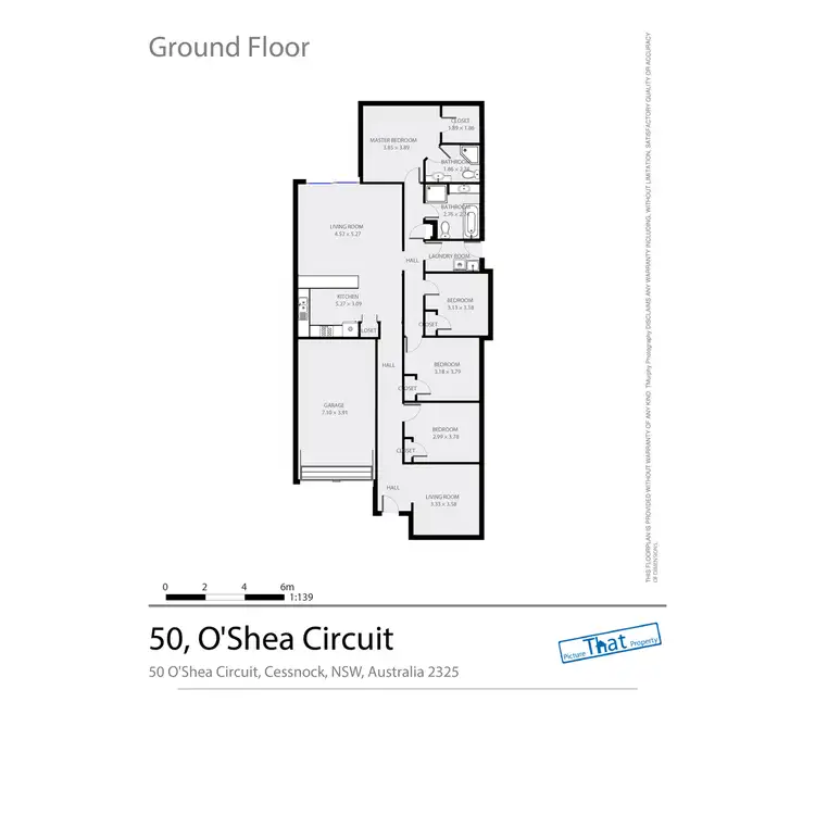 Floorplan of Homely house listing, 50 O'Shea Circuit, Cessnock NSW 2325