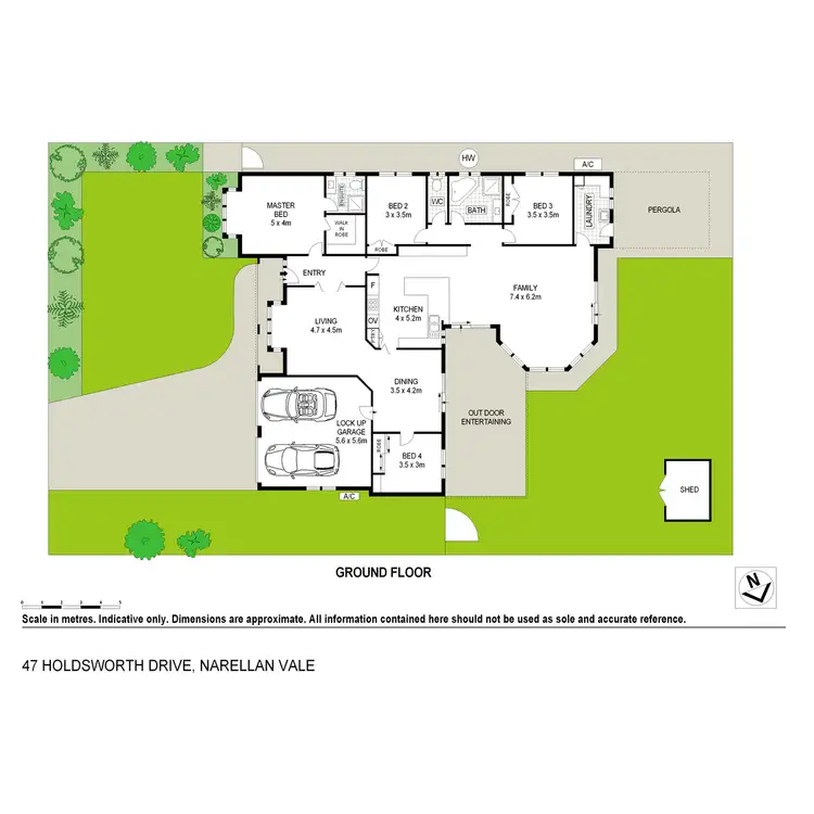 Floorplan of Homely house listing, 47 Holdsworth Drive, Narellan Vale NSW 2567