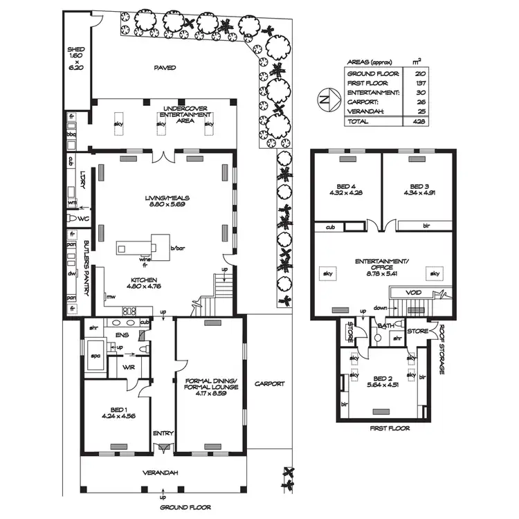 Floorplan of Homely house listing, 14 Ettrick Avenue, Medindie SA 5081