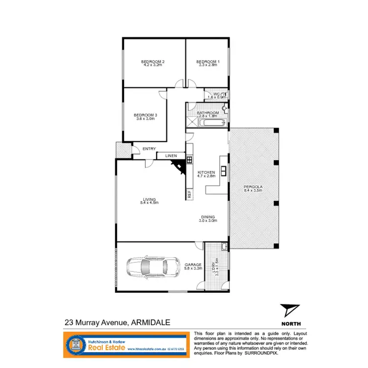 Floorplan of Homely house listing, 23 Murray Avenue, Armidale NSW 2350