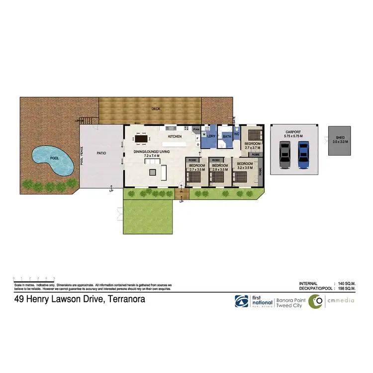 Floorplan of Homely house listing, 49 Henry Lawson Drive, Terranora NSW 2486