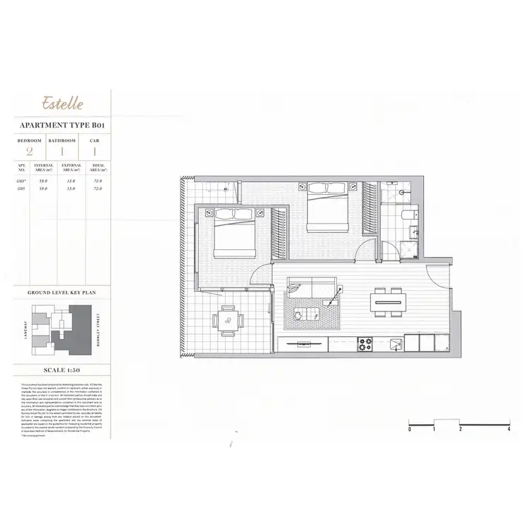 Floorplan of Homely apartment listing, G05/134 - 138 Burnley Street, Richmond VIC 3121