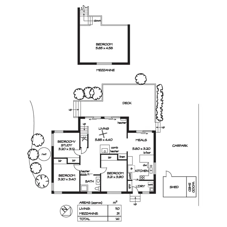 Floorplan of Homely house listing, 42 Whitewood Drive, Upper Sturt SA 5156