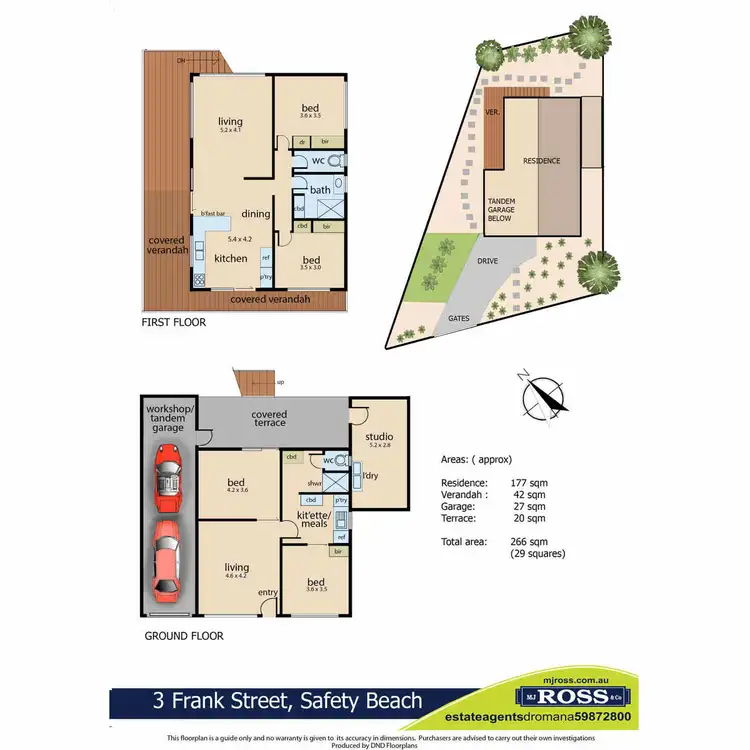 Floorplan of Homely house listing, 3 Frank Street, Safety Beach VIC 3936