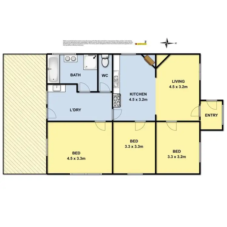 Floorplan of Homely house listing, 30 Main Street, Beeac VIC 3251