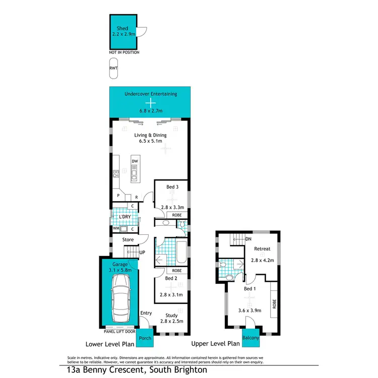 Floorplan of Homely house listing, 13A Benny Crescent, South Brighton SA 5048