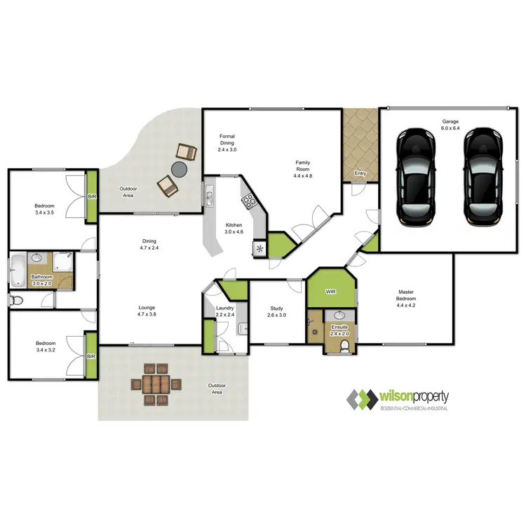 Floorplan of Homely house listing, 6 Milburn Court, Traralgon VIC 3844