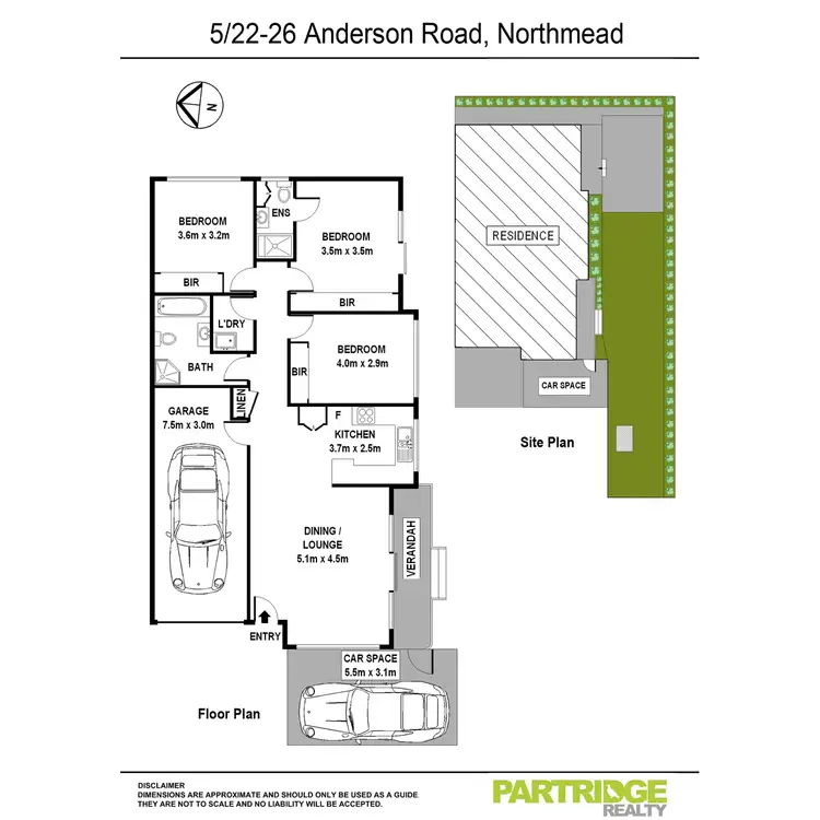 Floorplan of Homely villa listing, 5/22-26 Anderson Rd, Northmead NSW 2152