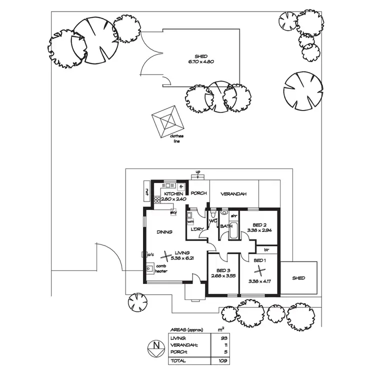 Floorplan of Homely house listing, 2 Tattoo Street, O'sullivan Beach SA 5166