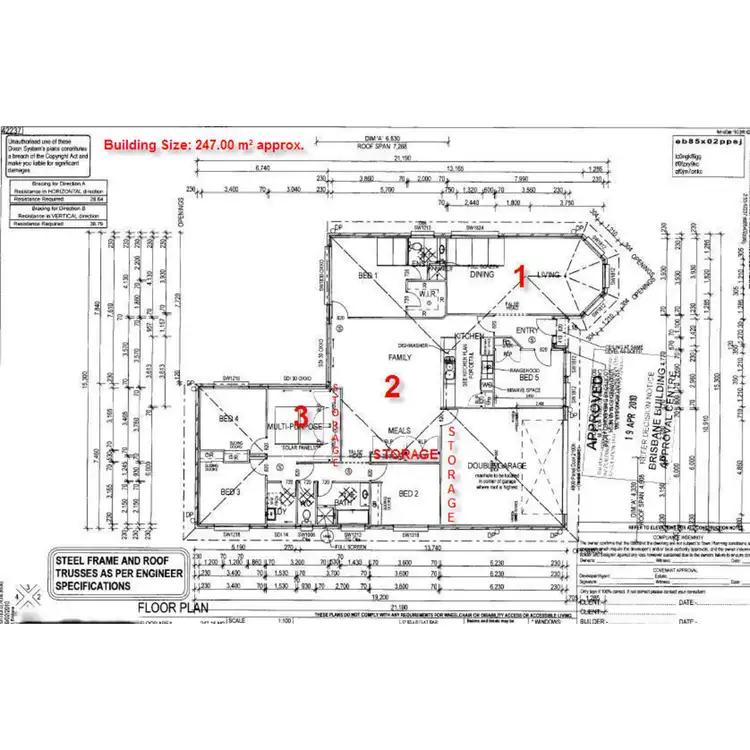Floorplan of Homely house listing, 50 Eric Drive, Blackstone QLD 4304