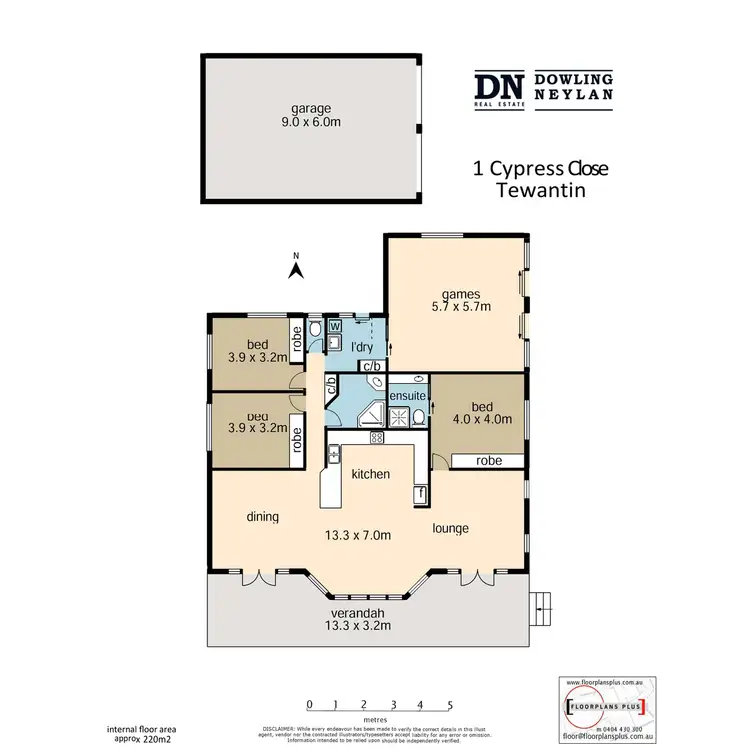 Floorplan of Homely house listing, 1 Cypress Close, Tewantin QLD 4565