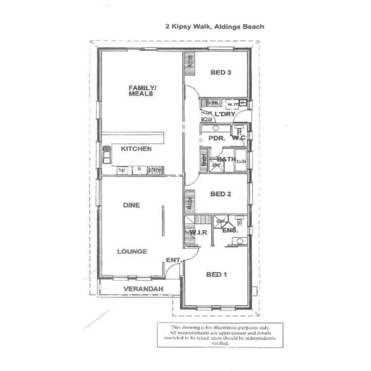 Floorplan of Homely house listing, 2 Kipsy Walk, Aldinga Beach SA 5173