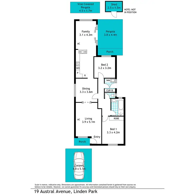Floorplan of Homely house listing, 19 Austral Avenue, Linden Park SA 5065