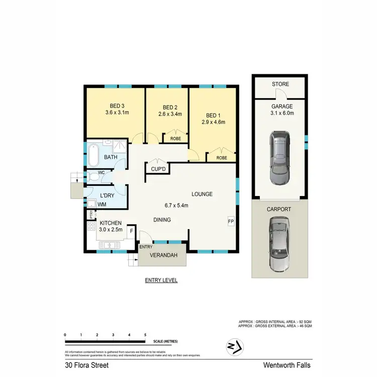 Floorplan of Homely house listing, 30 Flora Street, Wentworth Falls NSW 2782