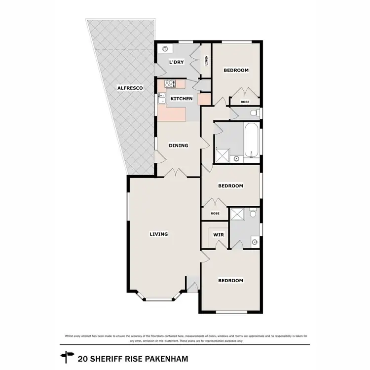 Floorplan of Homely house listing, 20 Sherriff Rise, Pakenham VIC 3810