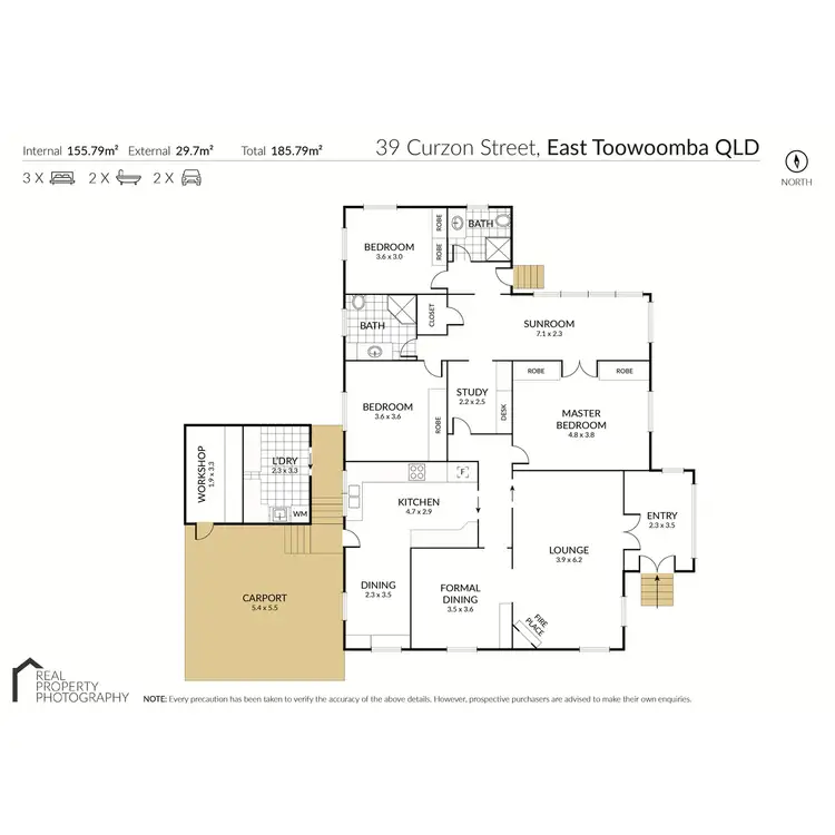 Floorplan of Homely house listing, 39 Curzon Street, East Toowoomba QLD 4350