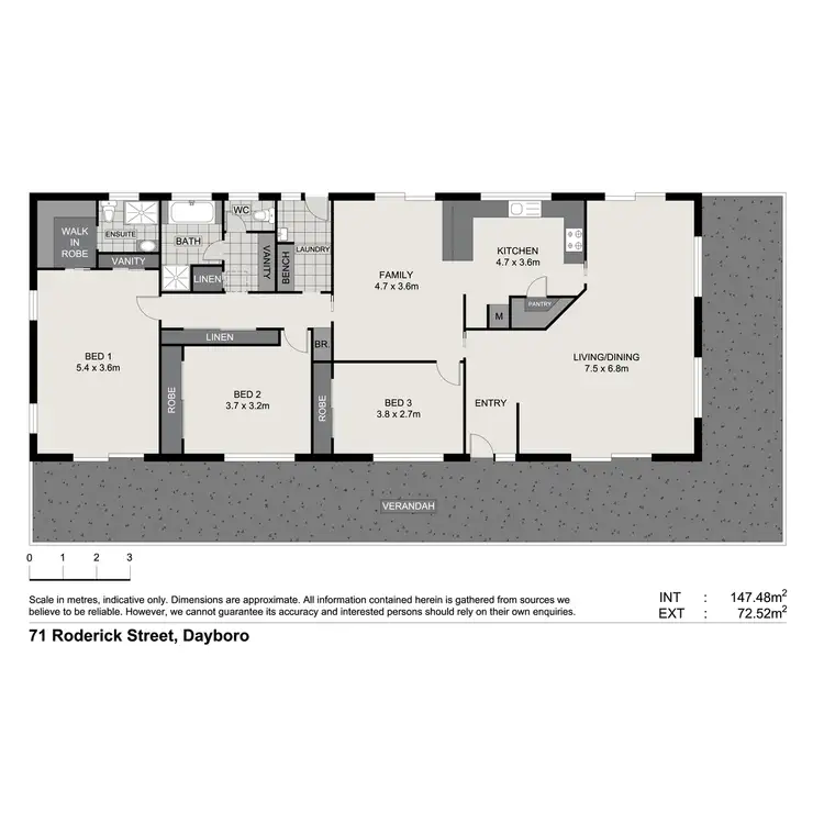 Floorplan of Homely house listing, 71 Roderick Street, Dayboro QLD 4521